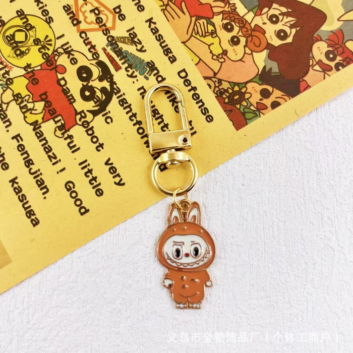 Wholesale Cartoon Couple Keychain Pendant Alloy Fashion Toy Bag Ornament Doll Cute Gift