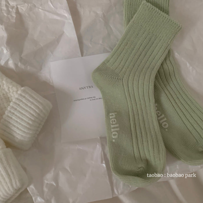 Wholesale Cute mid length socks, colorful base socks, versatile socks