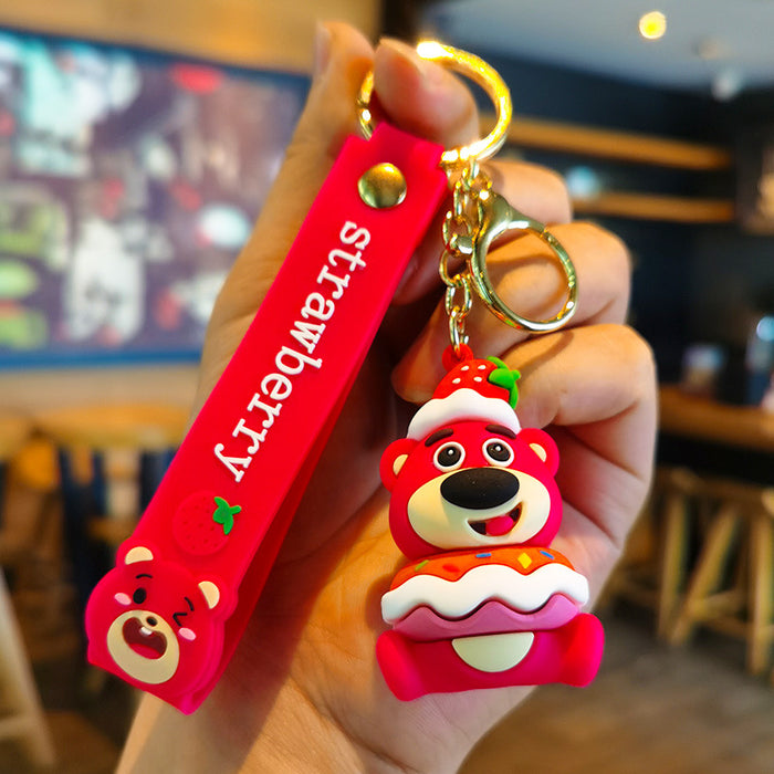 Wholesale Cartoon Doll Silicone Keychain JDC-KC-Tingm129