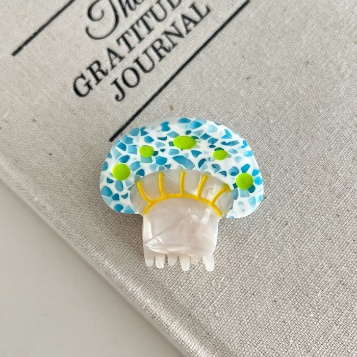 Wholesale Cute colorful mushroom hairpin female fashion small fresh bangs grabbing clip niche sweet back of the head hair accessories