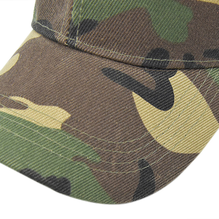 Capas de béisbol de algodón de camuflaje al por mayor JDC-FH-YUANMX002