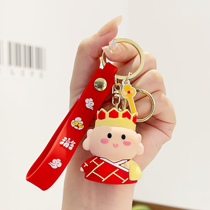 Wholesale PVC Cartoon Doll Keychain JDC-KC-MengXu001