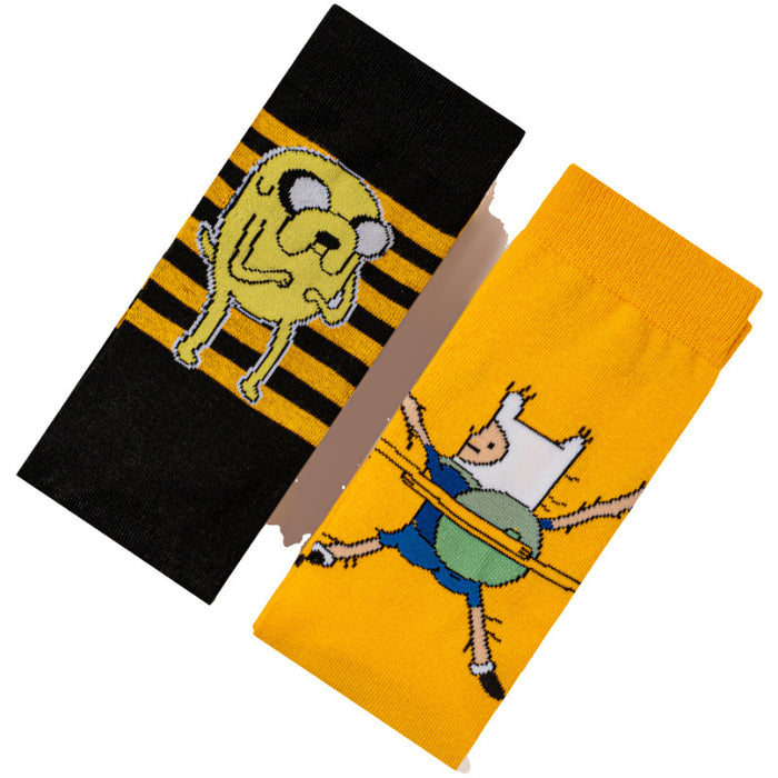 Wholesale Cartoon striped anime cotton mid-calf socks