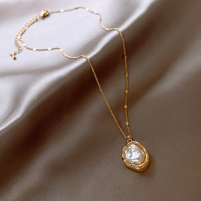 Wholesale Pearl Pendant Necklace JDC-NE-FengMei005