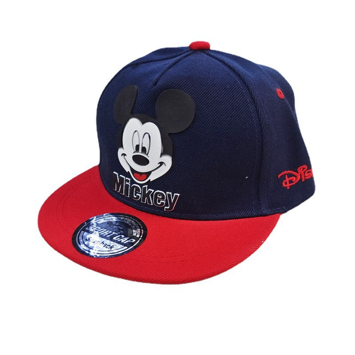 Wholesale Children's cartoon adhesive baseball cap, breathable mesh cap, cute children's sun protection and sunshade hat