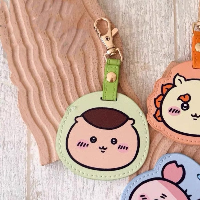 Wholesale Protective Case Cartoon Card Case Keychain Leather Pendant Chandel