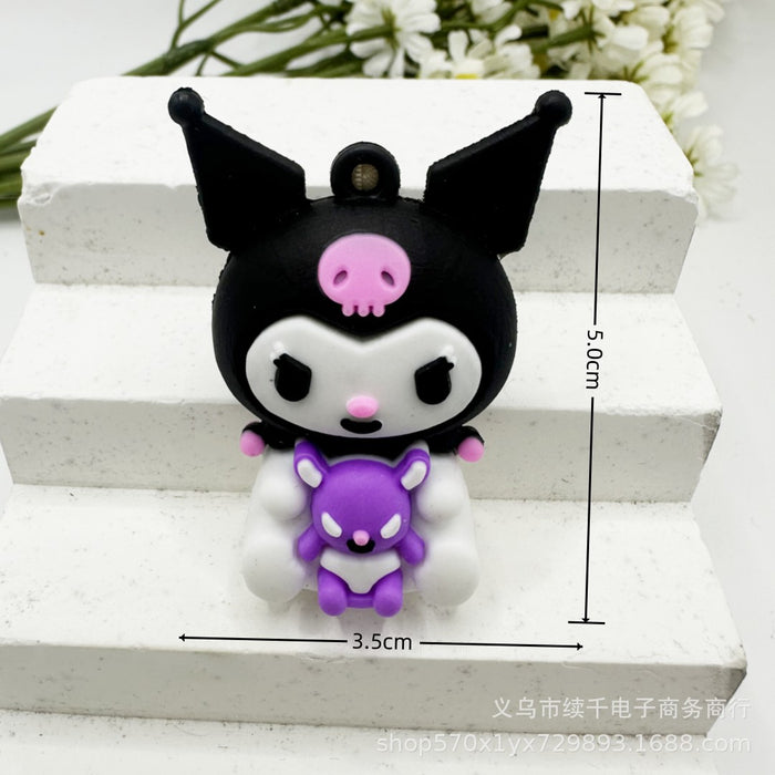Wholesale Cartoon keychain, car keychain, blind box, doll accessories, exquisite
