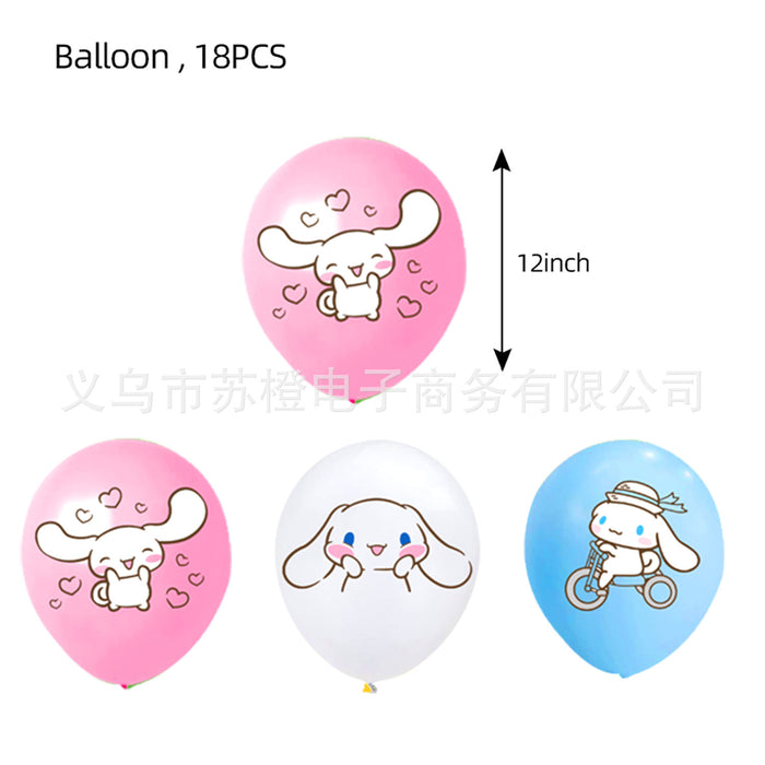 Wholesale Party Supplies  Children' s Cartoon Birthday Decoration Disposable Tableware Cartoon Paper Cup suit