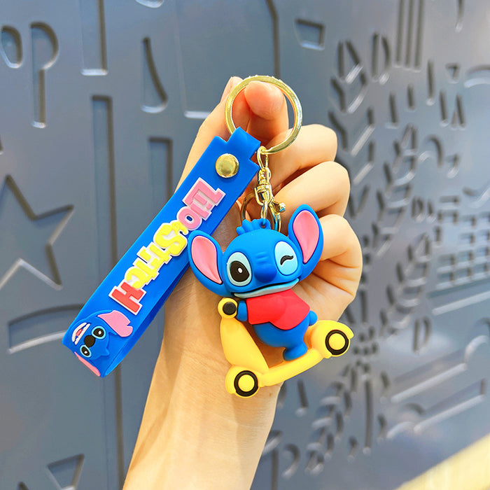 Wholesale   Couple's Cartoon Key Chain Pendant Bag Cute Boys Keychain Decorations  Girls Doll