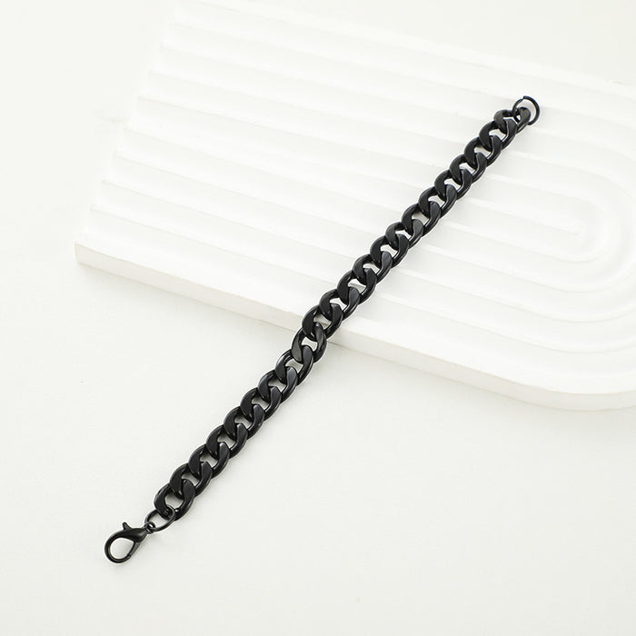 Wholesale Titanium Steel Cuban Chain Bracelet JDC-BT-Liyang006