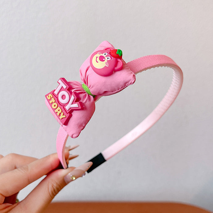 Wholesale Children' s headband girls non-slip baby hairpin headdress little girl rabbit ear bow headband