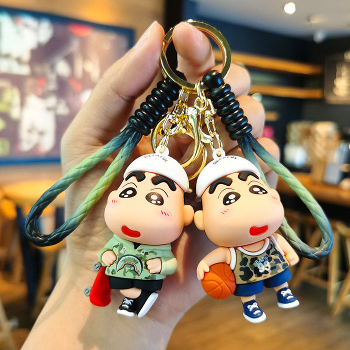 Wholesale Cute Cartoon Keychain Red Braided Style for Bag and Car Key Accessory Gift