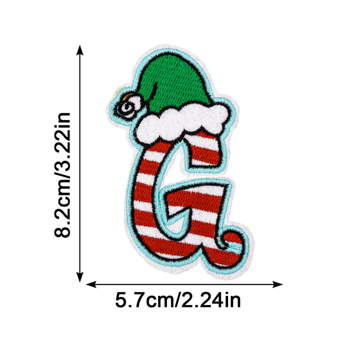 Wholesale Christmas embroidery DIY Patches