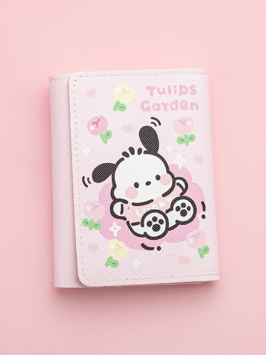 Wholesale Anime Cartoon PU Tri-fold Wallet with Multiple Card Slots Unisex Resale Ready