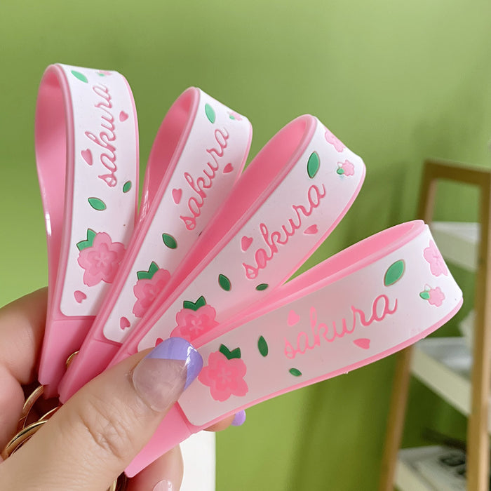 Wholesale sequins into oil snowflake keychain creative liquid chain girls exquisite pendant