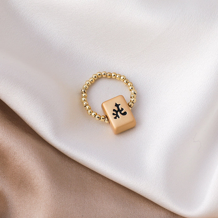 Wholesale Versatile lucky ring with niche design