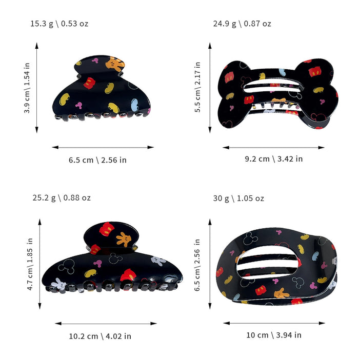 Wholesale Cartoon Print PVC Hair Claw Clip  Bone Design for Women Everyday Hair Accessory