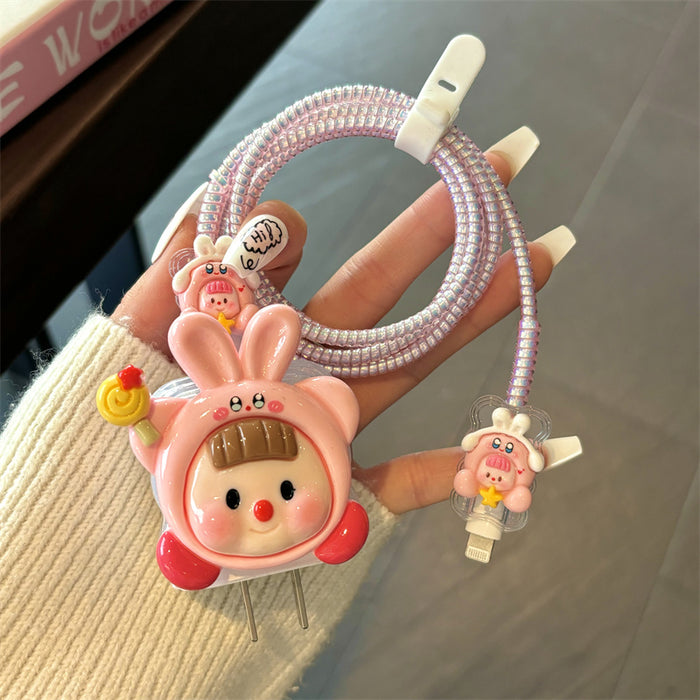 Wholesale 3D Cartoon Character Charger Protective Case 20W