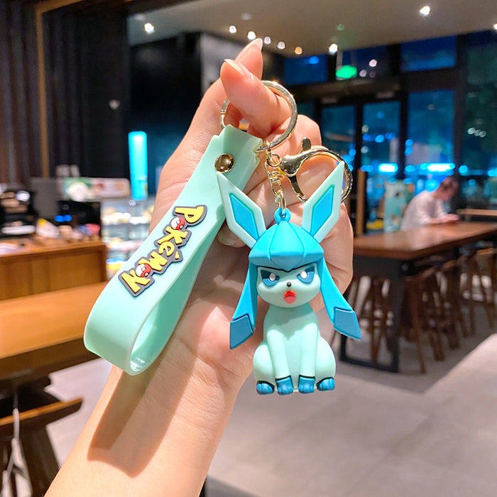 Wholesale Creative keychain cartoon figurine car keychain couple bag pendant