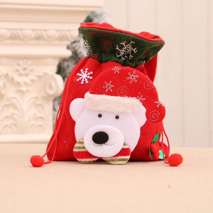 Wholesale Christmas Apple Bag, Handbag, Christmas Eve Gift Bag, Kidsren' s Small Gift Bag, Christmas Apple Bag