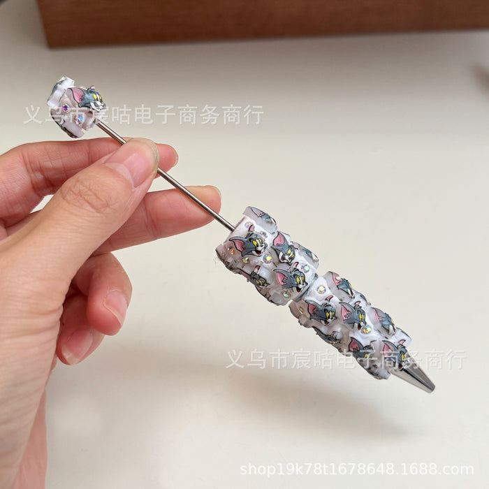 Wholesale Rhinestone DIY Beaded Pen Cartoon Theme for Party Favors and Everyday Use minimum quantity: 2