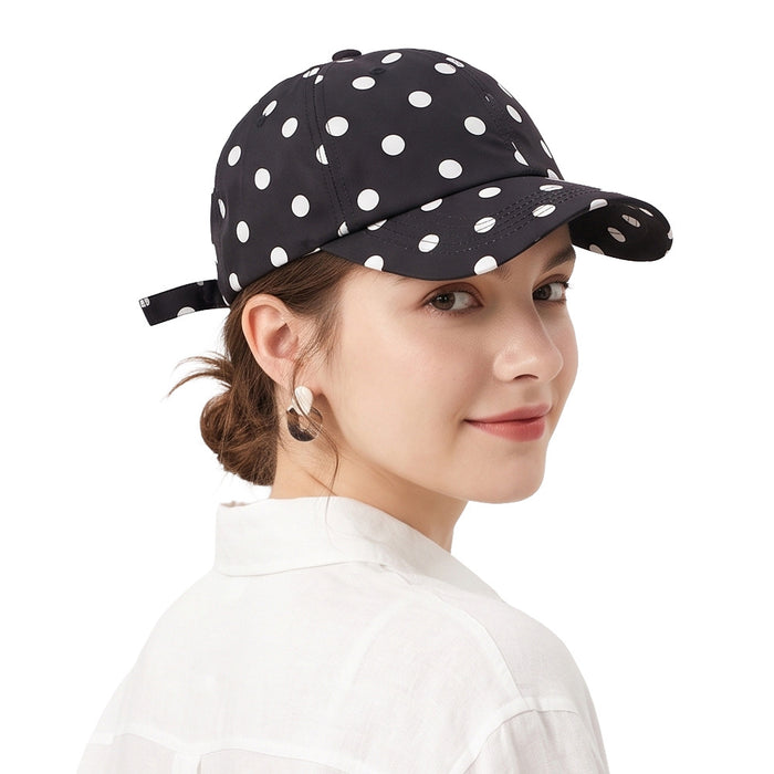 Wholesale Korean Style Polka Dot Baseball Cap - Fashion Sun Protection Hat for Women