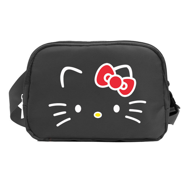 Wholesale Cat Cartoon Waterproof Sports Chest Bag  Versatile Crossbody Bag for Running with Phone Shoulder Bags