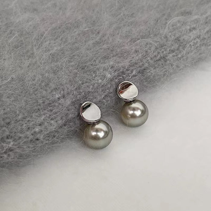 Wholesale Four-Leaf Flower Pearl Earrings for Women