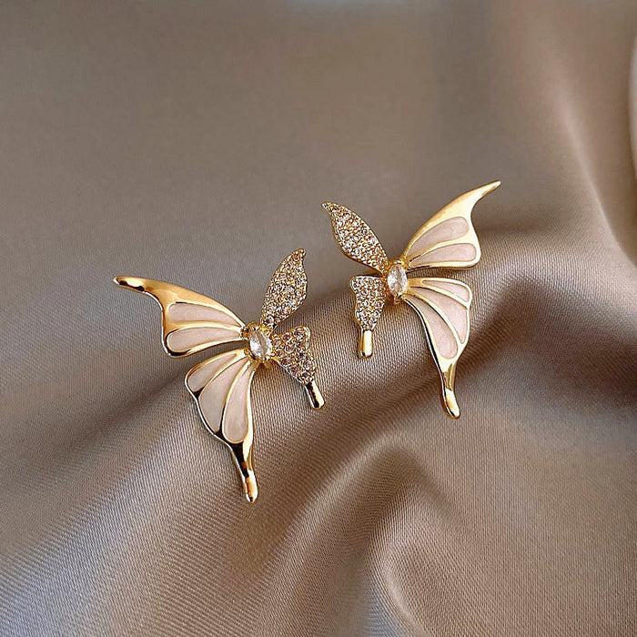 Wholesale Butterfly Alloy Earrings JDC-ES-SM002