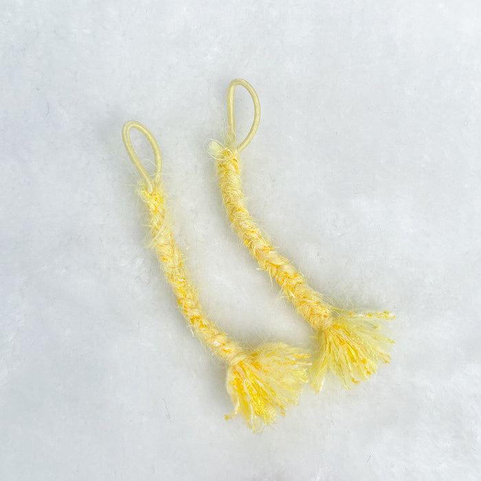 Wholesale Doll Baby Clothes Accessories Vinyl Doll Hair Accessories Multi-Color Wool Braids