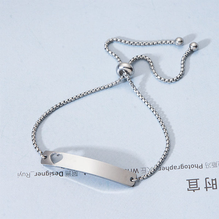 Wholesale Titanium steel bracelet, DIY bracelet, fashionable stainless steel bracelet