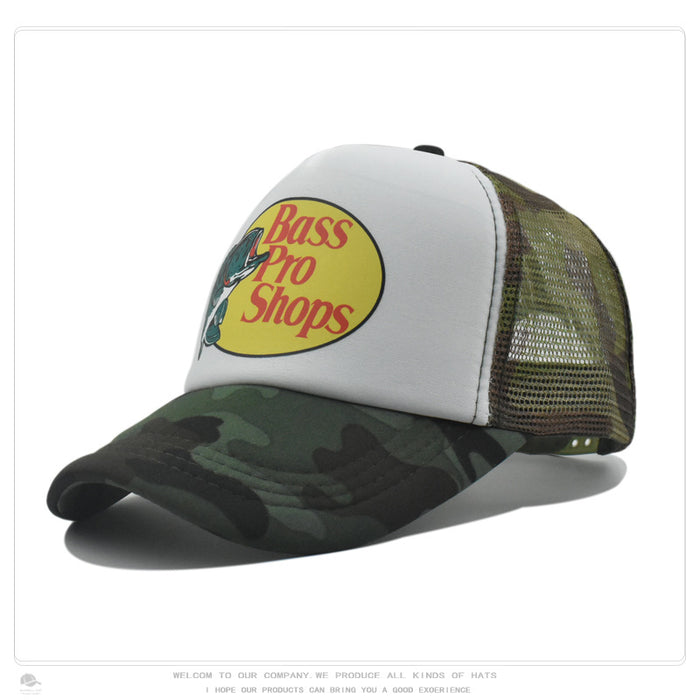Wholesale Printed baseball cap summer net cap outdoor sunscreen sunshade driver cap