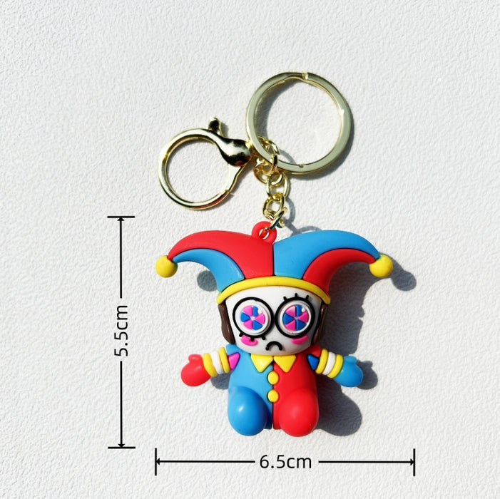 Wholesale PVC Cartoon Doll Keychain JDC-KC-WuYi277