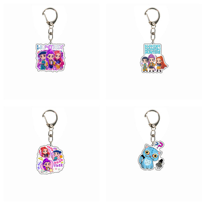 Wholesale Kpop Anime peripheral cute keychain