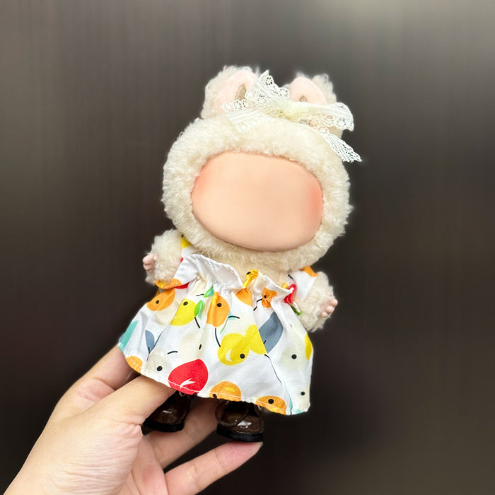 Wholesale Only clothes are suitable for 17cm blind box pendant plush doll clothes