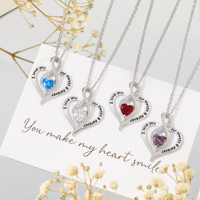 Wholesale Star Stone Peach Heart Necklace Women's accessories