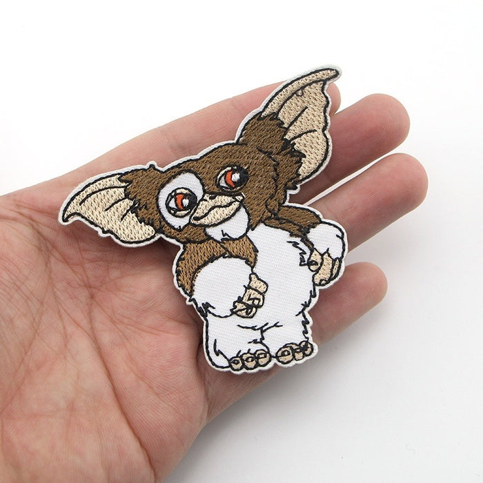 Wholesale Cartoon Embroidery Cloth Patches for Clothing and Bags Hot Melt Adhesive Backing Fabric