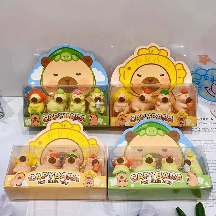 Wholesale Stylish Doll Erasers 3D TPR Creative Spliceable Gift for Students