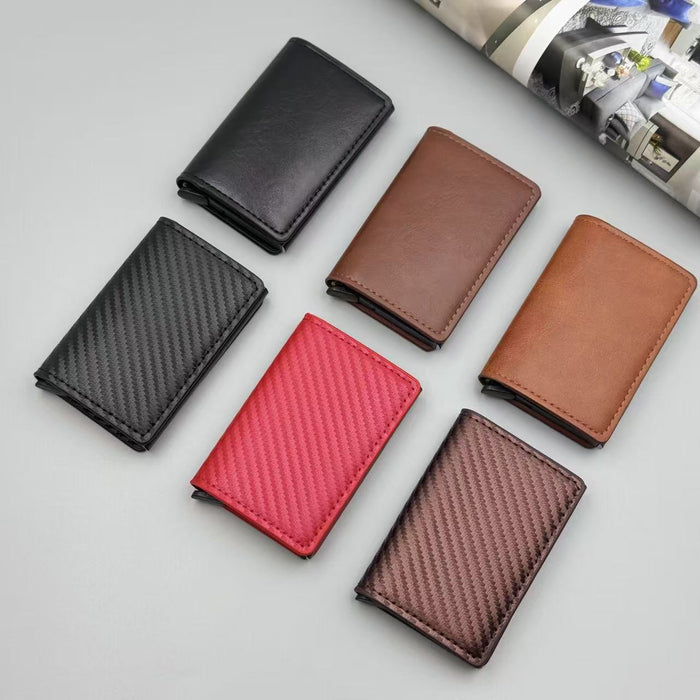 Wholesale RFID Blocking Card Case Chic Metal Wallet for Daily Matching MOQ≥2