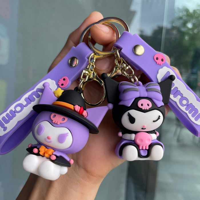 Wholesale Keychain soft rubber figurine pendant decoration