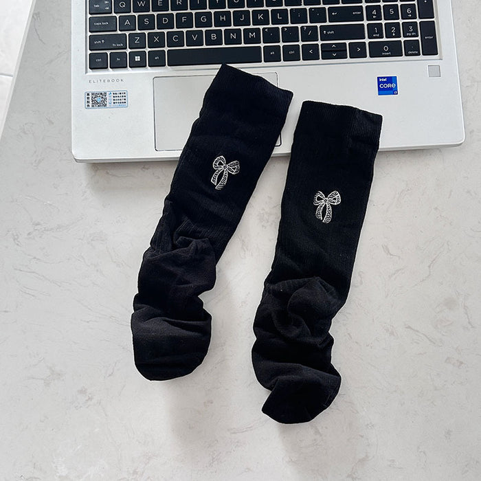 Wholesale Socks trend boneless mid tube women's socks long tube stacked socks