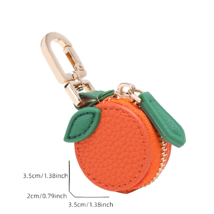 Wholesale Fruit-Shaped Cute Coin Purse Bluetooth Headset Bag Leather Case