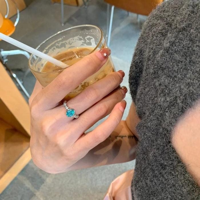 Wholesale Flash diamond zircon ring