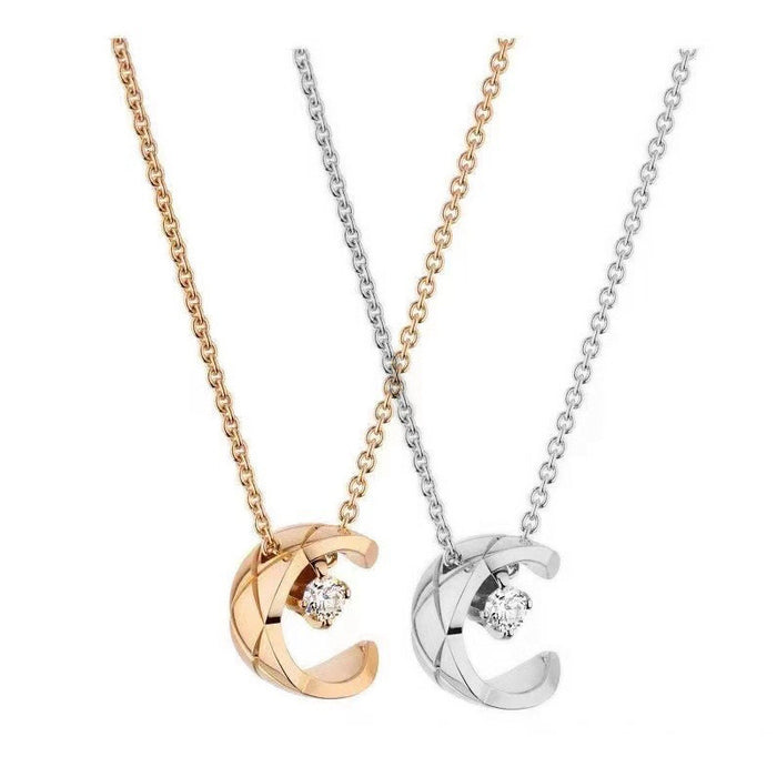 Wholesale Diamond collarbone pendant necklace