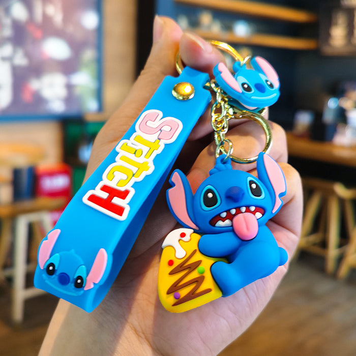 Wholesale Rubber Cartoon Doll Three-dimensional Keychain JDC-KC-Tingm119