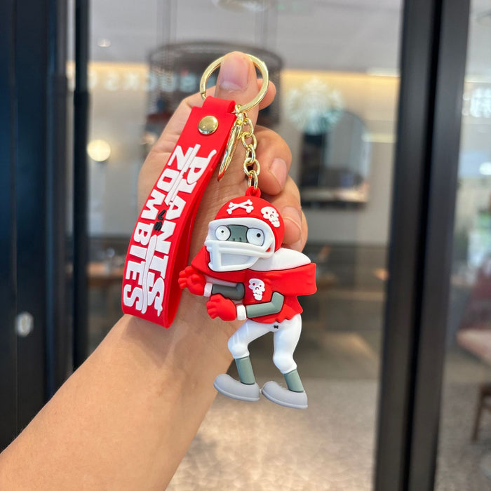 Wholesale PVC soft rubber plant doll keychain