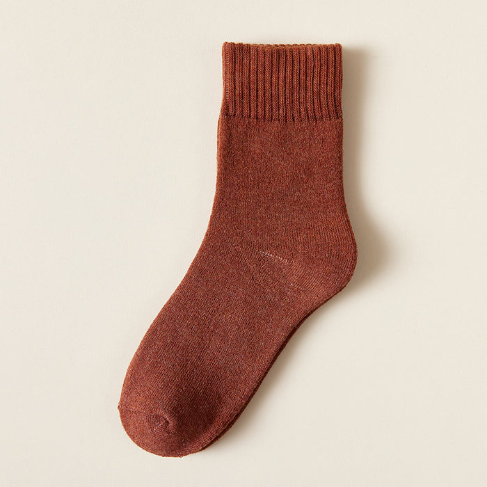 Wholesale Socks, looped socks, long socks, solid color, looped thick, warm midsole