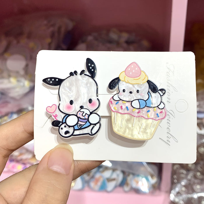 Wholesale Cute Cat Cartoon Bangs Side Hair Clips