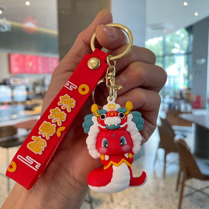 Wholesale Couple keychain, handbag pendant, car keychain, doll machine, small gift