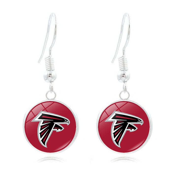 Wholesale Football Team  Pattern Earrings   Ear Jewelry